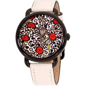 NWT Coach Floral Print Leather Delancey Watch